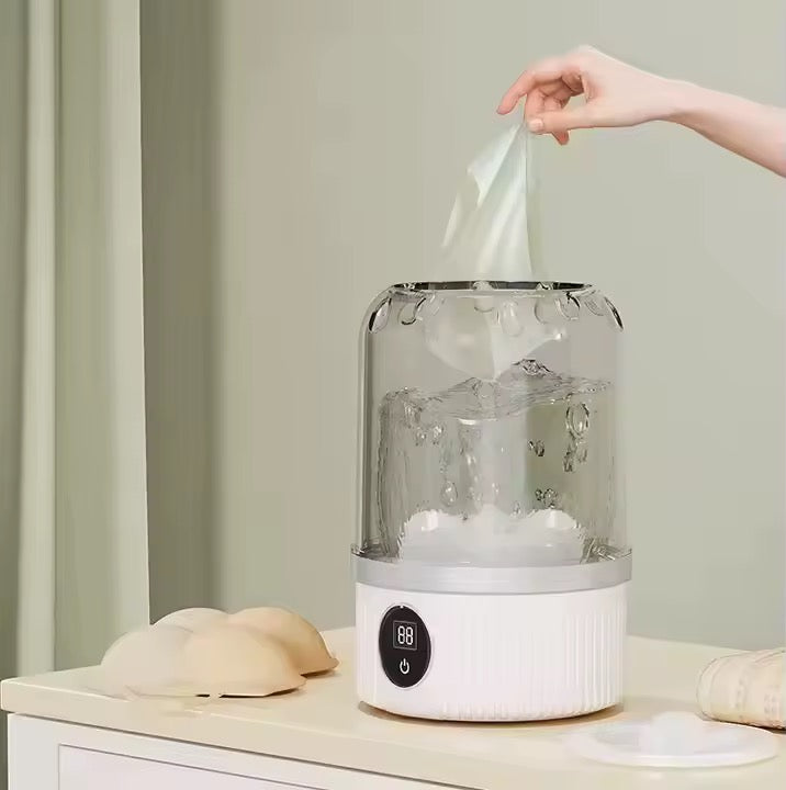 Machine à Laver Portable Sans Fil – Nettoyage Doux et Hygiénique