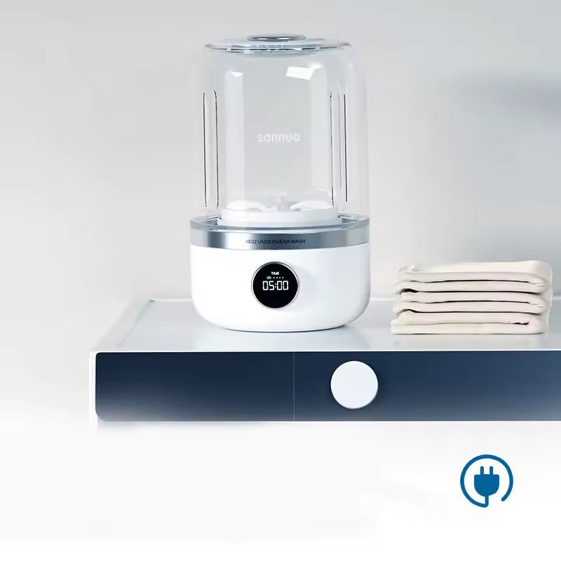 Machine à Laver Portable Sans Fil – Nettoyage Doux et Hygiénique