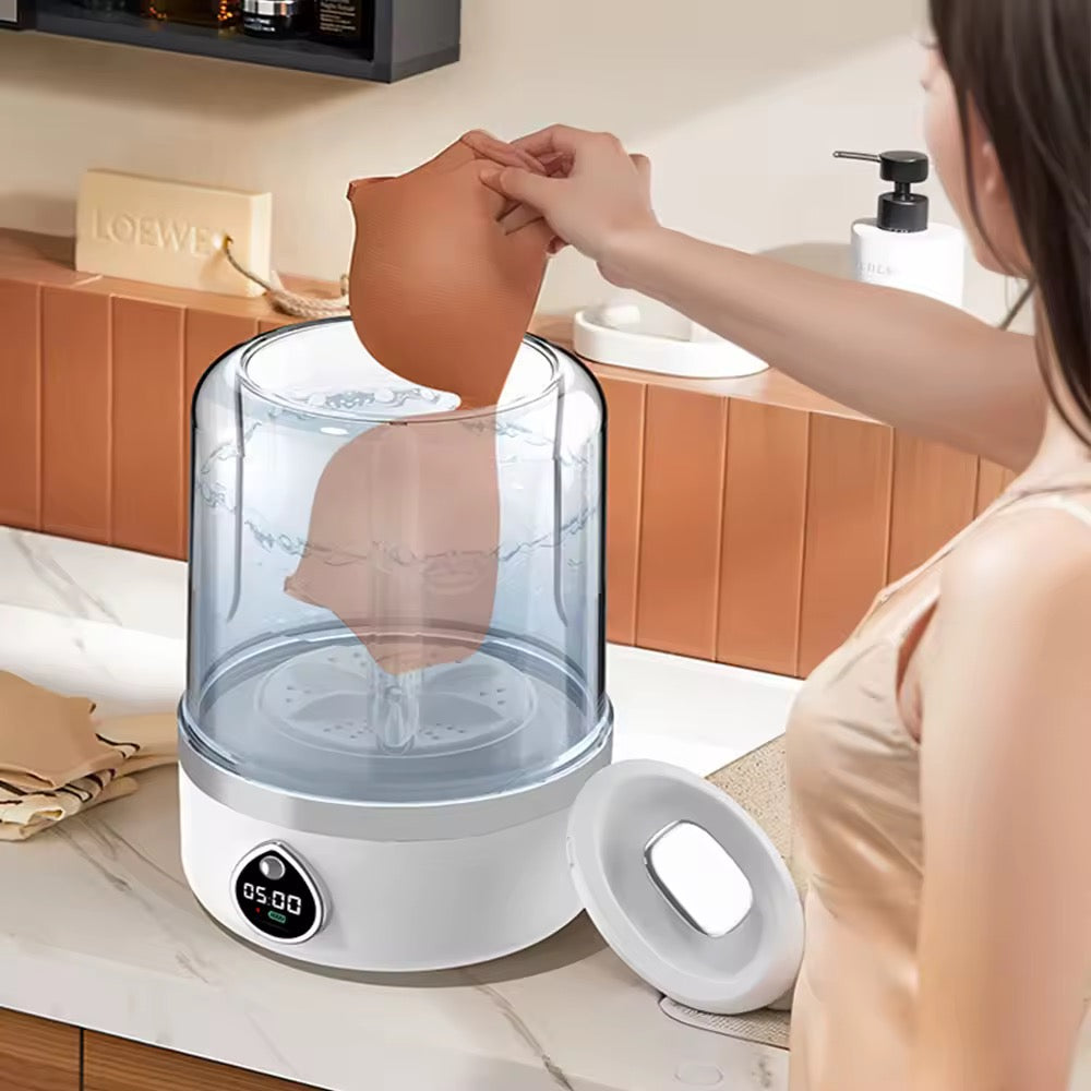 Machine à Laver Portable Sans Fil – Nettoyage Doux et Hygiénique